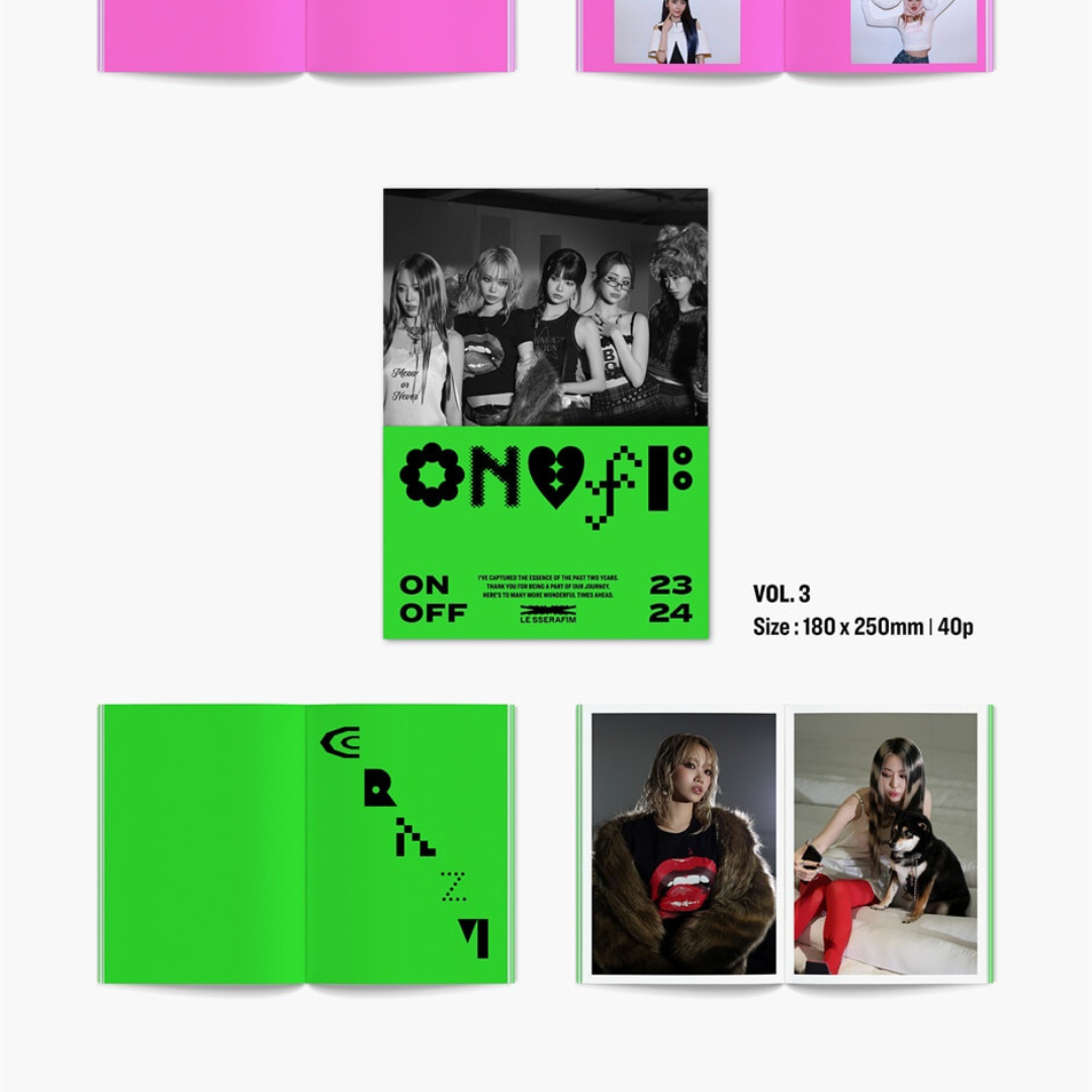 (PRE-ORDER) LE SSERAFIM - LE SSERAFIM ON-OFF 23-24 - LightUpK