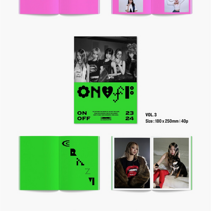 (PRE-ORDER) LE SSERAFIM - LE SSERAFIM ON-OFF 23-24 - LightUpK