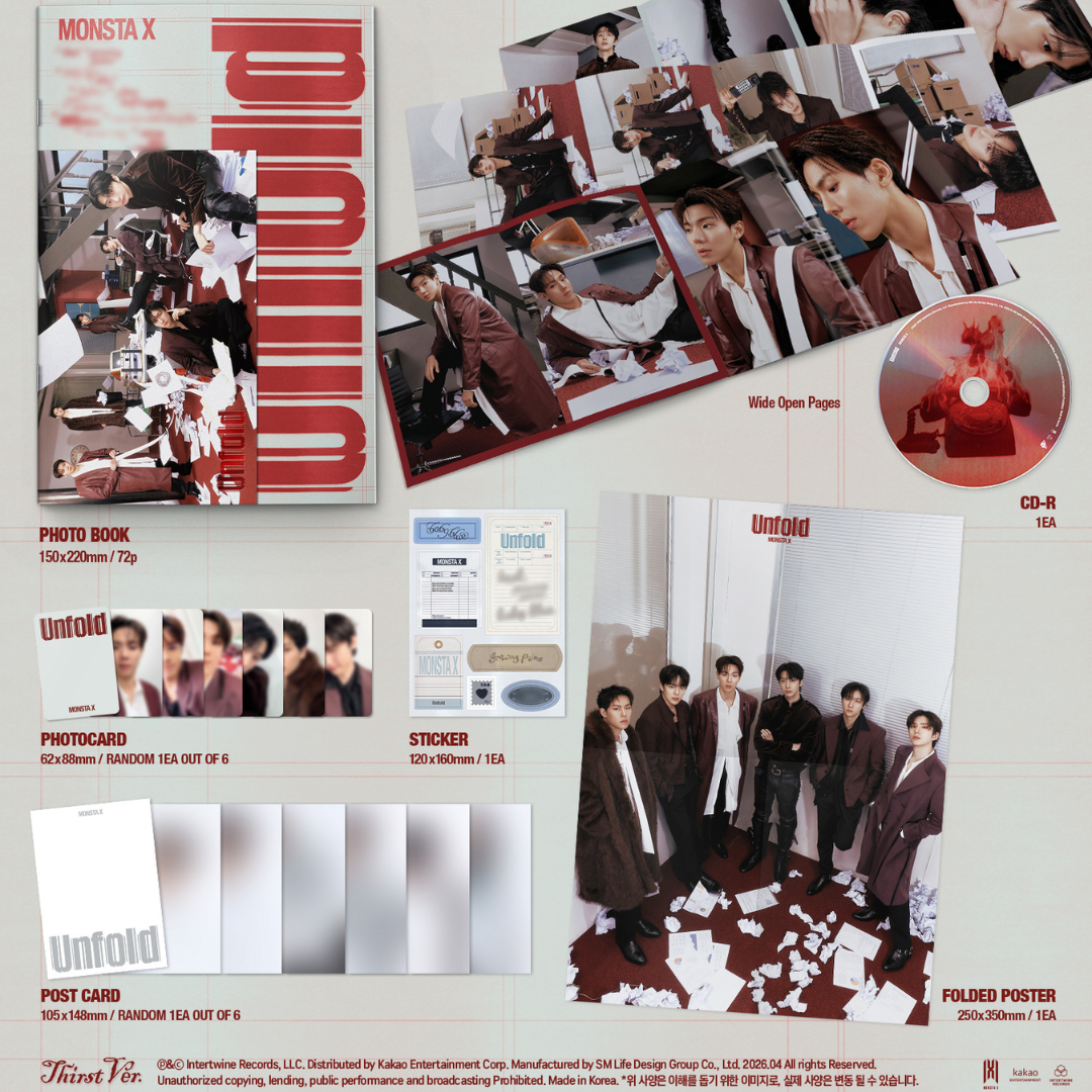 monsta x helloliveヨントントレカ&アルバム新品未開封4種セット MONSTA X (몬스타엑스) - THE X - 13TH MINI ALBUM - SUPER DRAGON TOYS