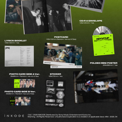 (PRE-ORDER) KEYVITUP - 1ST EP ALBUM [KEYVITUP] (2 VERSIONS) RANDOM - LightUpK