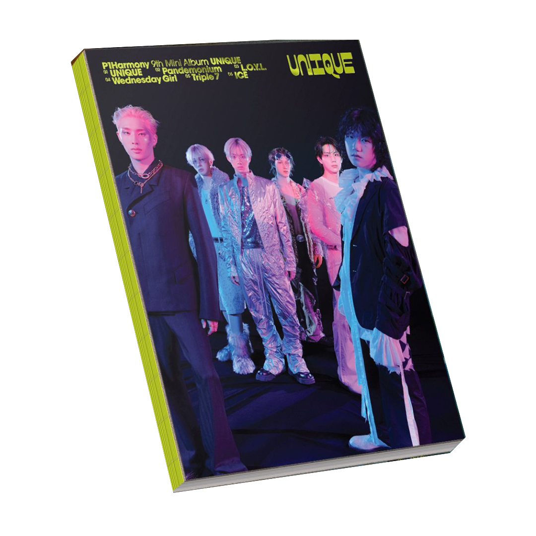 (PRE-ORDER) P1HARMONY - UNIQUE (3 VERSIONS) RANDOM - LightUpK