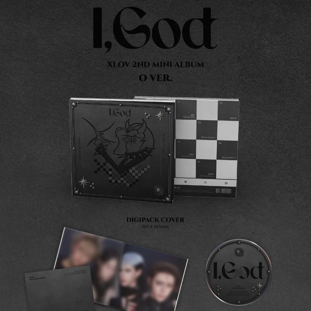 (PRE-ORDER) XLOV - 2ND MINI ALBUM [I,GOD] (4 VERSIONS) RANDOM - LightUpK
