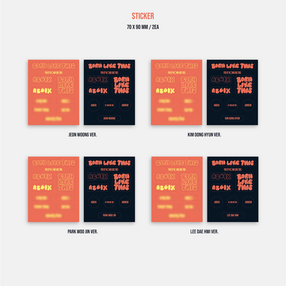 AB6IX - 9TH EP [BORN LIKE THIS] (POCAALBUM) (4 VERSIONS)