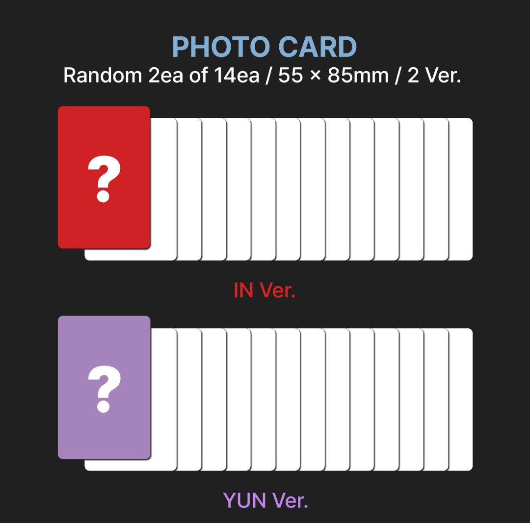 (PRE-ORDER) YOUNITE - 8TH EP [INYUN PART.1] (2 VERSIONS) RANDOM - LightUpK