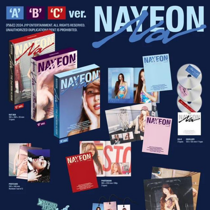 NAYEON (TWICE) - 2E MINI ALBUM : NA (3 VERSIONS)