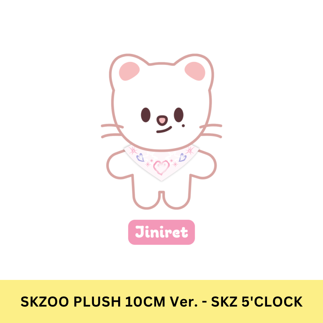 (PRE-ORDER) STRAY KIDS SKZOO PLUSH 10CM Ver. - SKZ 5'CLOCK (8 VERSIONS) - LightUpK