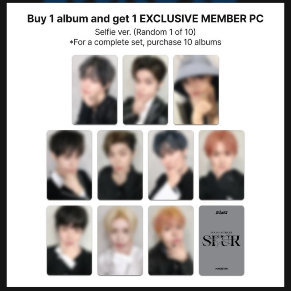 [MAKESTAR LUCKY DRAW] [ONLINE ONLY]  XIKERS - 5TH MINI ALBUM [HOUSE OF TRICKY : SPUR] (POCAALBUM) - LightUpK