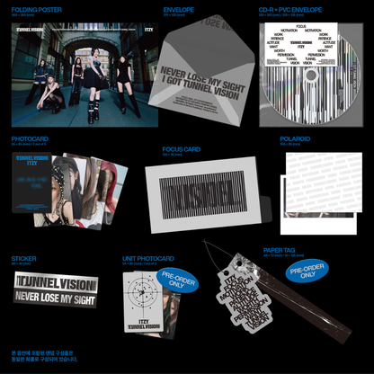 ITZY - TUNNEL VISION (PHOTOBOOK VER.) (2 VERSIONS)