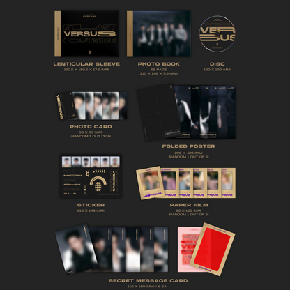 (PRE-ORDER) E'LAST - 5TH MINI ALBUM [VERSUS] (2 VERSIONS) RANDOM - LightUpK