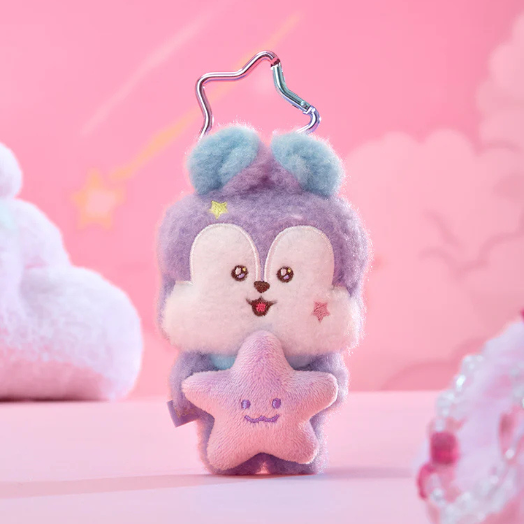 BTS - BT21 PURPLE STAR PLUSH KEYRING THE JOURNEY (7 VERSIONS) - LightUpK
