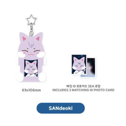 (PRE-ORDER) ATEEZ X ANITEEZ POP-UP [ANITEEZ IN DEJAVU] MD - ACRYLIC MAGNETIC ID PHOTO HOLDER (8 VERSIONS)