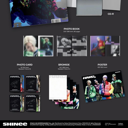 SHINEE - VOL.8 [HARD] (LIVRE PHOTO VER.) (3 VERSIONS)