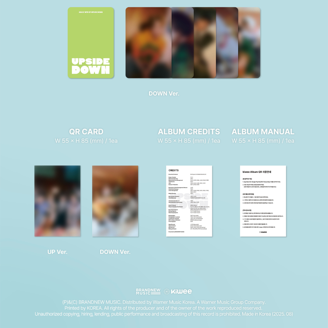 (PRE-ORDER) AB6IX - 10TH EP [UPSIDE DOWN] [KIWEE ALBUM] (2 VERSIONS) RANDOM - LightUpK