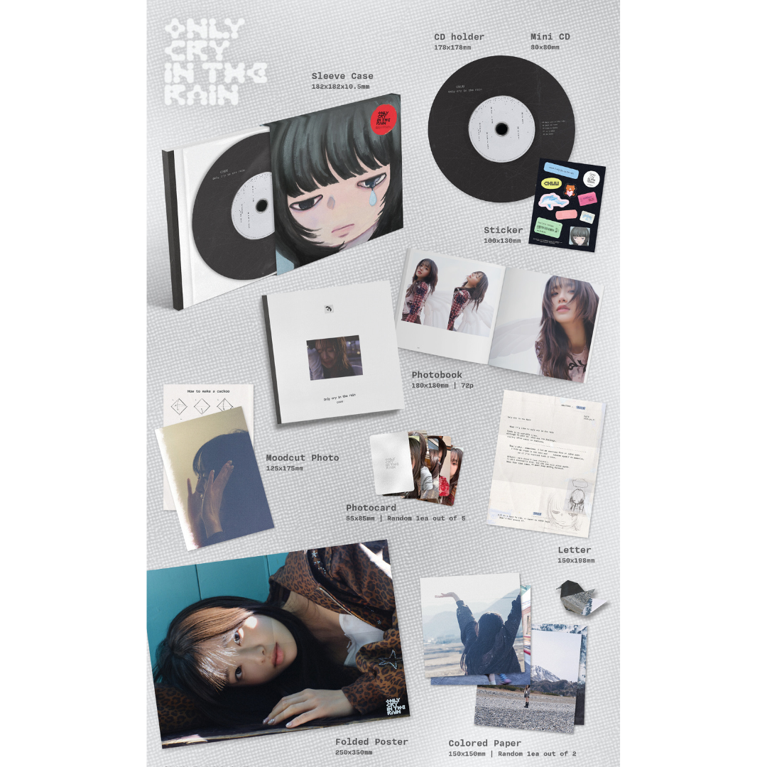 CHUU - 3RD MINI ALBUM [ONLY CRY IN THE RAIN] (2 VERSIONS) - LightUpK