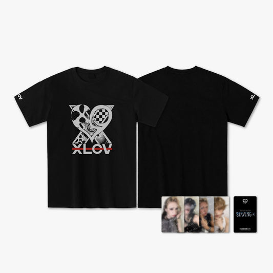 (PRE-ORDER) XLOV - OVERSIZED SHORT SLEEVE T-SHIRT [2026 XLOV ASIA TOUR [SERVING-X] OFFICIAL MD] (2 SIZES)