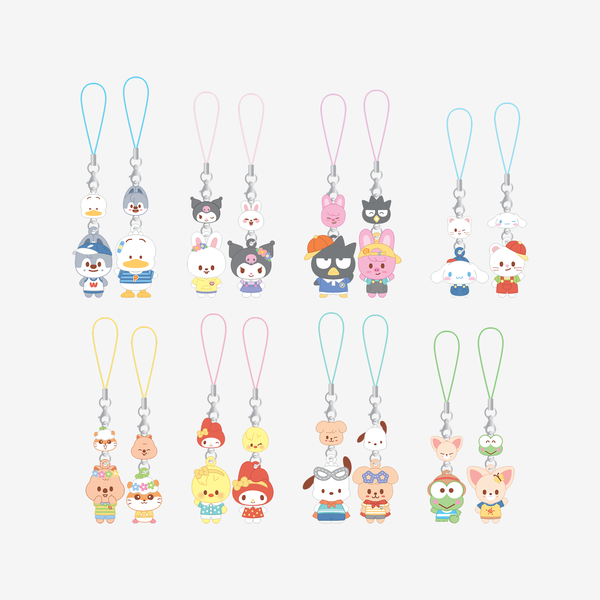 (PRE-ORDER) STRAY KIDS - MINI FIGURE COUPLE KEYRING - SKZOO X SANRIO CHARACTERS (8 VERSIONS)