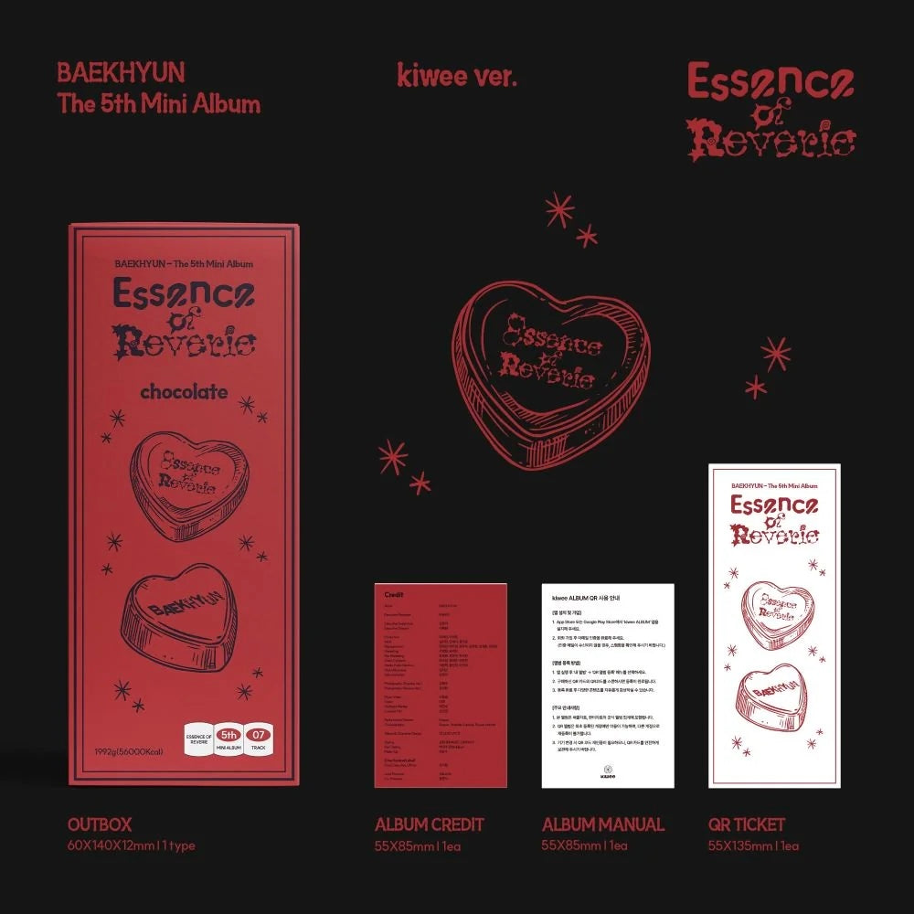 BAEKHYUN - 5TH MINI ALBUM [ESSENCE OF REVERIE] [PLATFORM ALBUM] (KIWEE VER.) - LightUpK