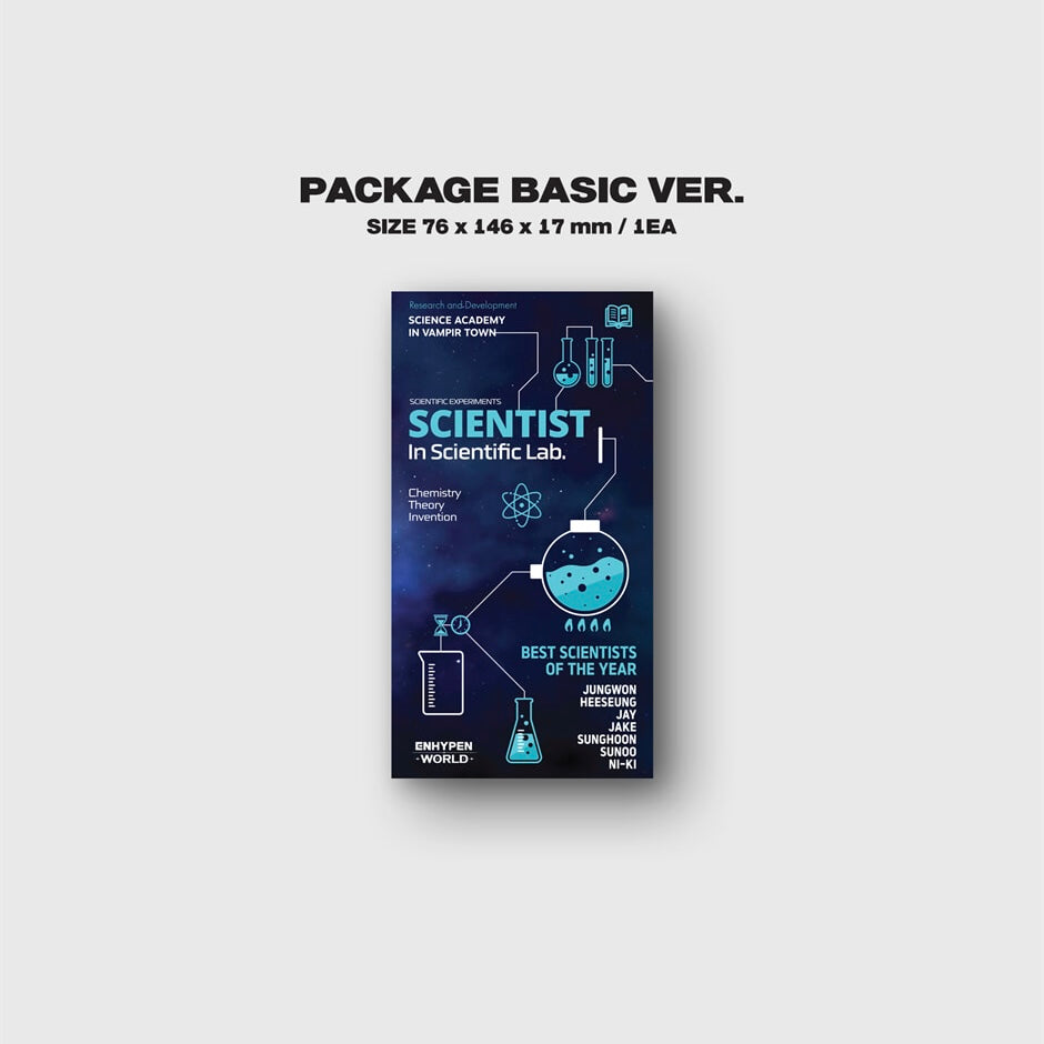 (PRE-ORDER) ENHYPEN - WORLD COUPON CARD COLLECTION (SCIENTIST VER.) (2 VERSIONS) - LightUpK
