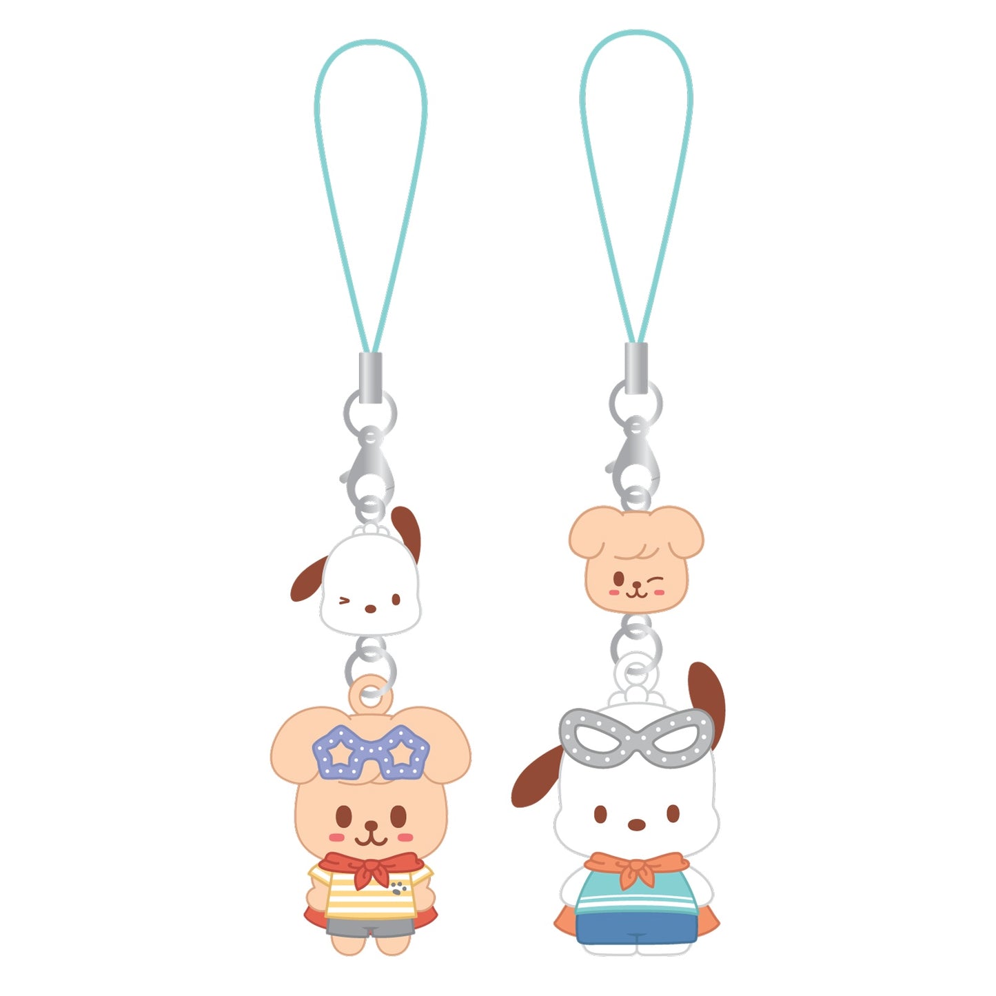 (PRE-ORDER) STRAY KIDS - MINI FIGURE COUPLE KEYRING - SKZOO X SANRIO CHARACTERS (8 VERSIONS)