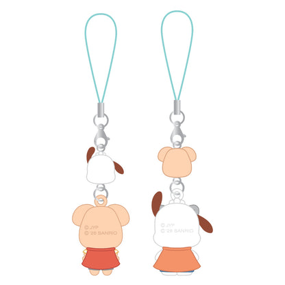 (PRE-ORDER) STRAY KIDS - MINI FIGURE COUPLE KEYRING - SKZOO X SANRIO CHARACTERS (8 VERSIONS)
