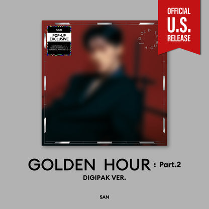 [HELLO82] [POP-UP EXCLUSIF] ATEEZ - GOLDEN HOUR : PARTIE 2 DIGIPACK (8 VERSIONS)