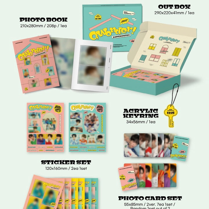 AMPERS&ONE - 1ST PHOTO BOOK [O, WONDER!] - LightUpK