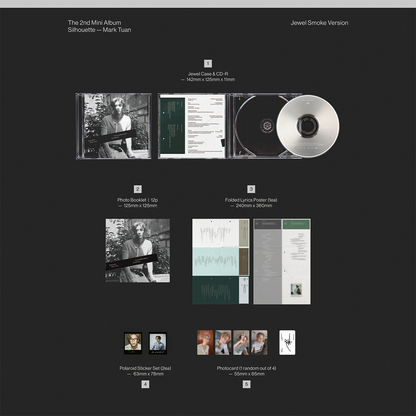 (PRE-ORDER) MARK TUAN - SILHOUETTE (JEWEL VERSION) (2 VERSIONS) - LightUpK