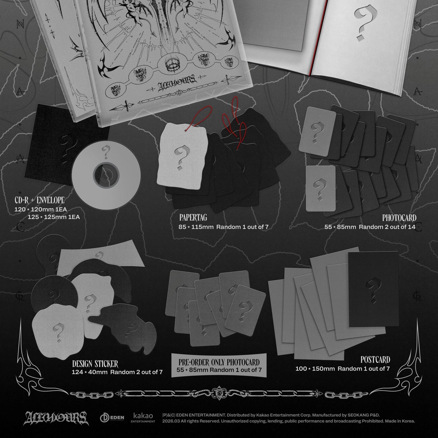 (PRE-ORDER) ALL(H)OURS - FIFTH MINI ALBUM [NO DOUBT] (2 VERSIONS) RANDOM - LightUpK