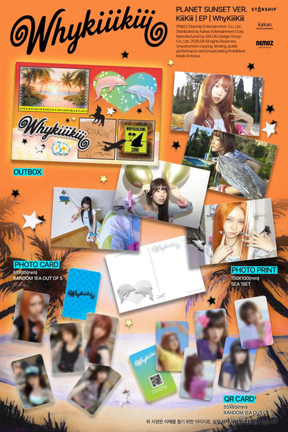 (PRE-ORDER) KIIIKIll - EP [WHYKIIIKIII] PLANET VER. (2 VERSIONS) RANDOM