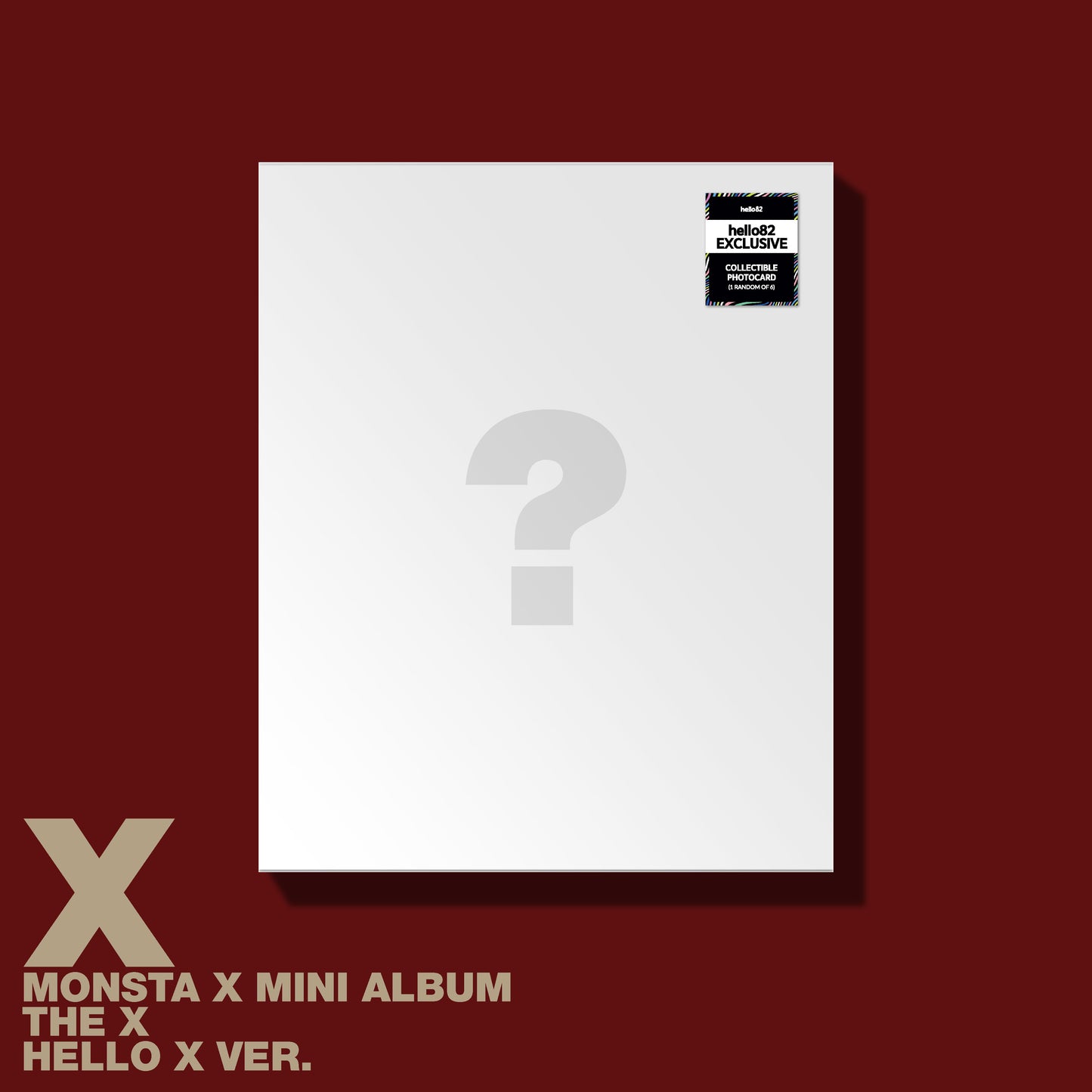 (PRE-ORDER) [HELLO82] [HELLO82 EXCLUSIVE] MONSTA X - THE X (4 VERSIONS) - LightUpK