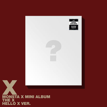 (PRE-ORDER) [HELLO82] [HELLO82 EXCLUSIVE] MONSTA X - THE X (4 VERSIONS) - LightUpK