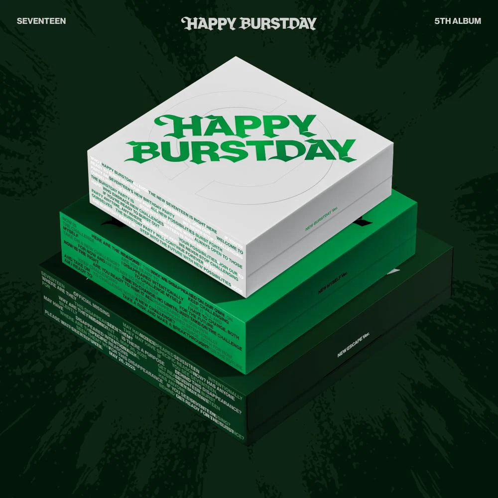 SEVENTEEN - 5TH ALBUM [HAPPY BURSTDAY] (3 VERSIONS) - LightUpK