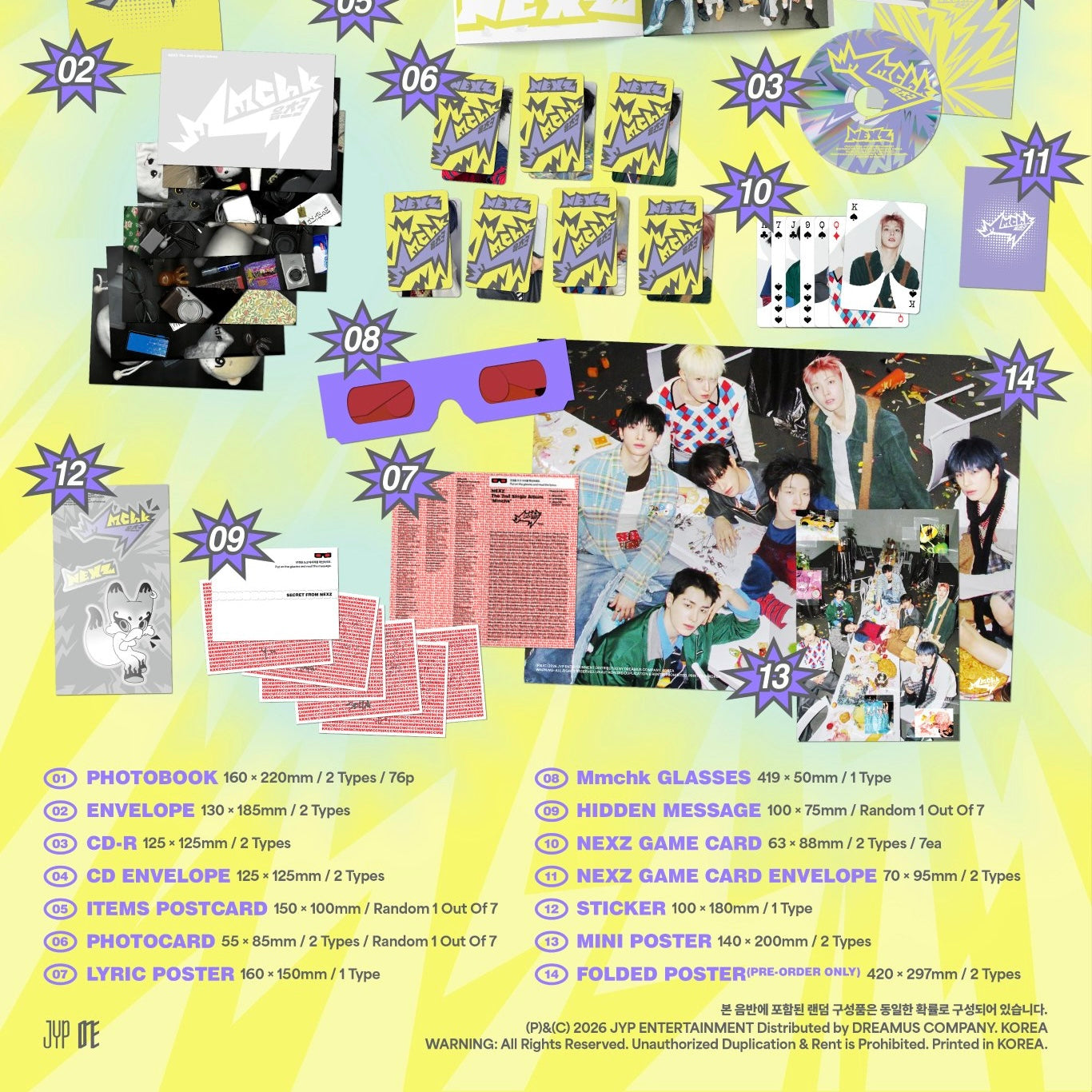 (PRE-ORDER) NEXZ - 2ND SINGLE ALBUM [MMCHK] (2 VERSIONS) RANDOM - LightUpK