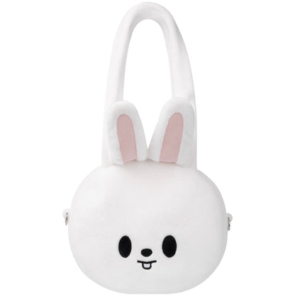 (PRE-ORDER) STRAY KIDS - SKZOO FACE SHOULDER BAG - SKZOO EVERYWHERE ALL AROUND THE WORLD (8 VERSIONS) - LightUpK