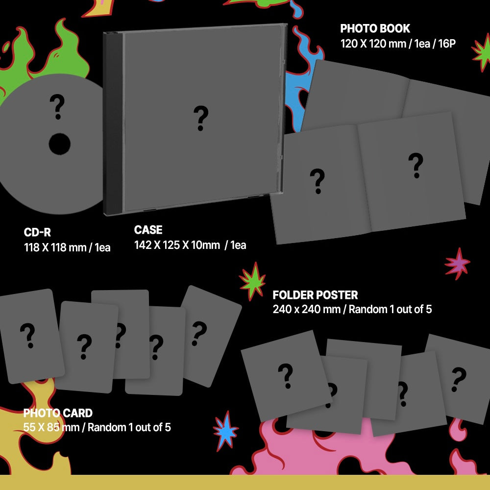 (PRE-ORDER) YOUNG POSSE - EP [GROWING PAIN PT.1 : FREE] (JEWEL CASE VER.) - LightUpK