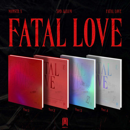 MONSTA X - VOL.3 [FATAL LOVE] (4 VERSIONS) - LightUpK
