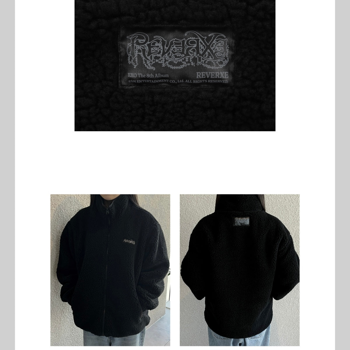 EXO – [REVERXE THE WORLD] MD_FLEECE JACKET (6 VERSIONS) – LightUpK