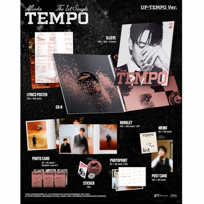 (PRE-ORDER) MINHO - 1ST SINGLE [TEMPO] (2 VERSIONS) RANDOM