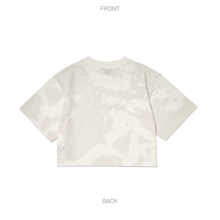 (PRE-ORDER) BTS - S/S CROP T-SHIRT (WHITE) (4 SIZES) - LightUpK