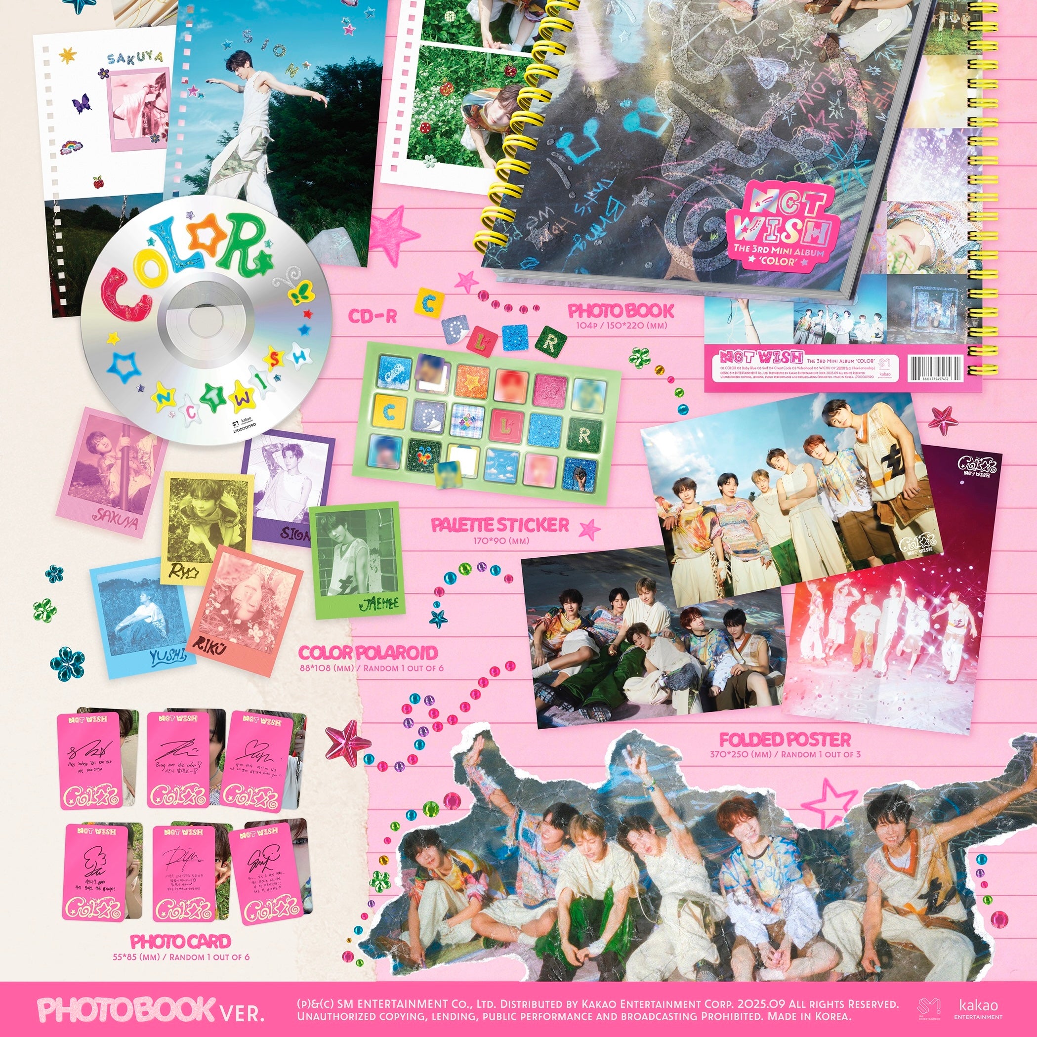 NCT WISH - 3RD MINI ALBUM [COLOR] (PHOTOBOOK VER.)