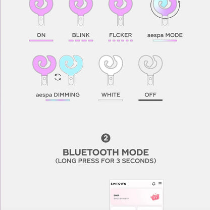 AESPA - OFFICIAL FANLIGHT LIGHTSTICK VER 2