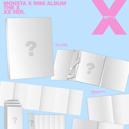 (PRE-ORDER) [HELLO82] [HELLO82 EXCLUSIVE] MONSTA X - THE X (4 VERSIONS) - LightUpK