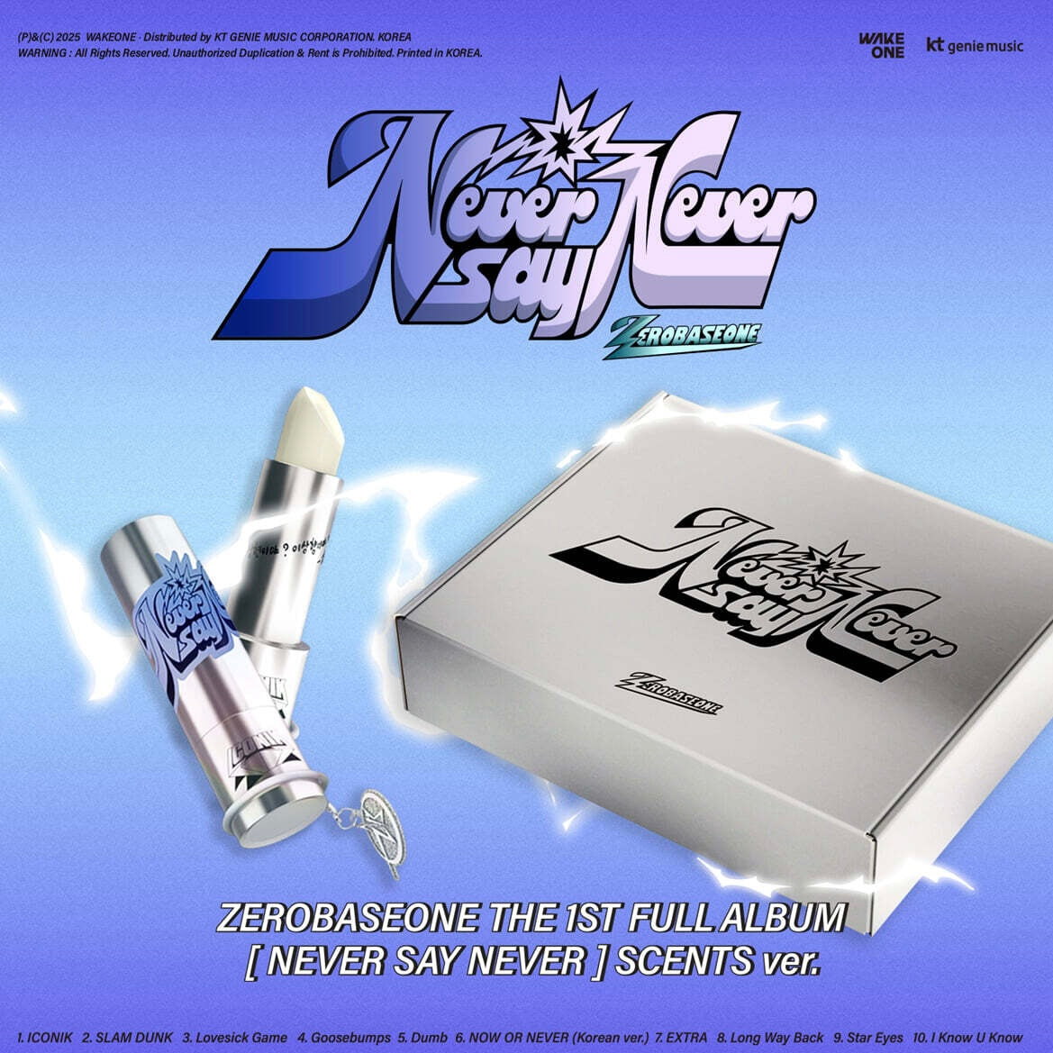 (PRE-ORDER) ZEROBASEONE - THE 1ST FULL ALBUM [NEVER SAY NEVER] SCENTS VER. (9 VERSIONS) RANDOM - LightUpK