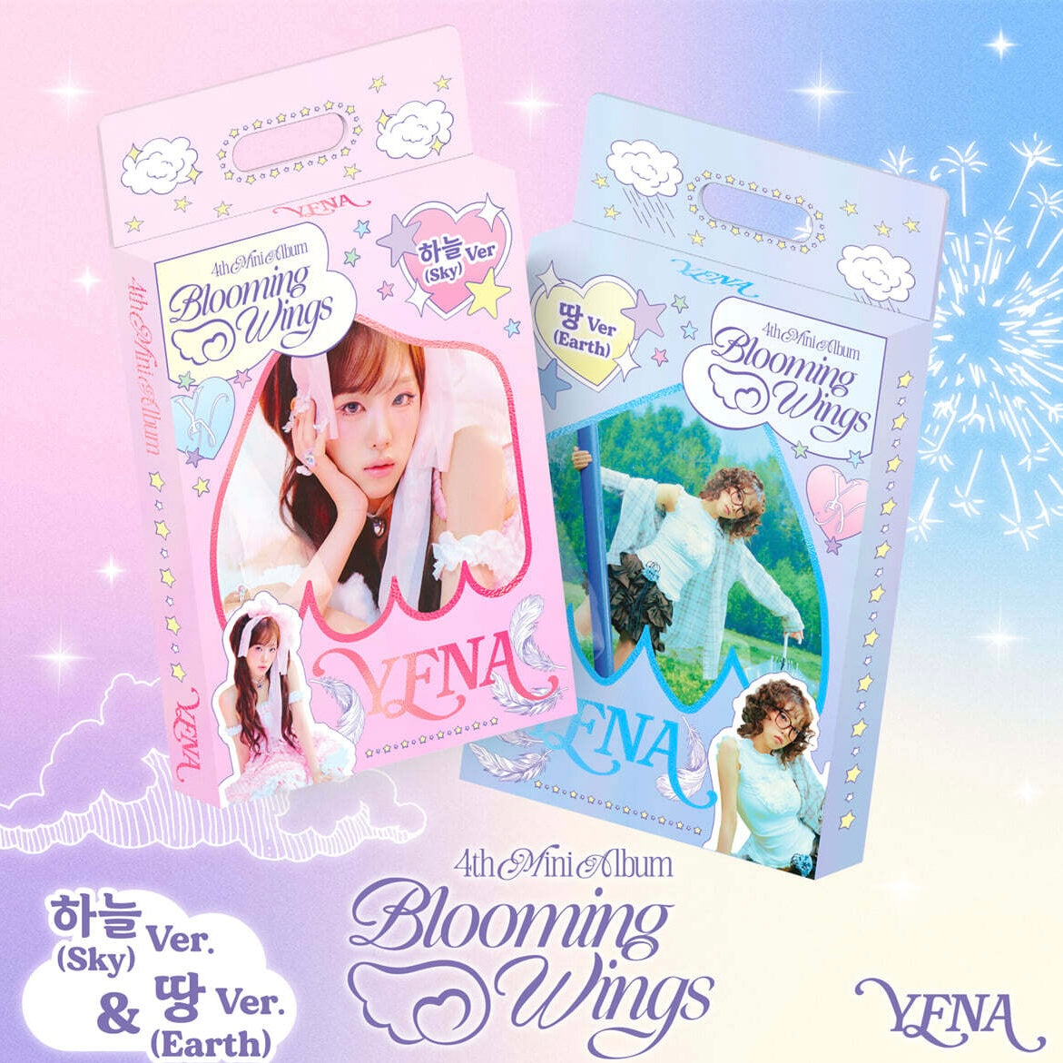 CHOI YE NA - 4TH MINI ALBUM [BLOOMING WINGS] (2 VERSIONS) - LightUpK