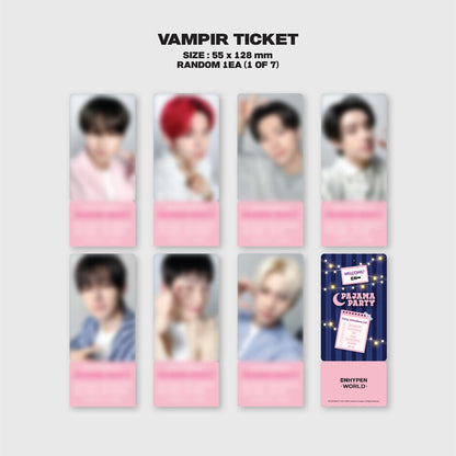 (PRE-ORDER) ENHYPEN - WORLD COUPON CARD COLLECTION (PAJAMA PARTY BASIC VER.) - LightUpK
