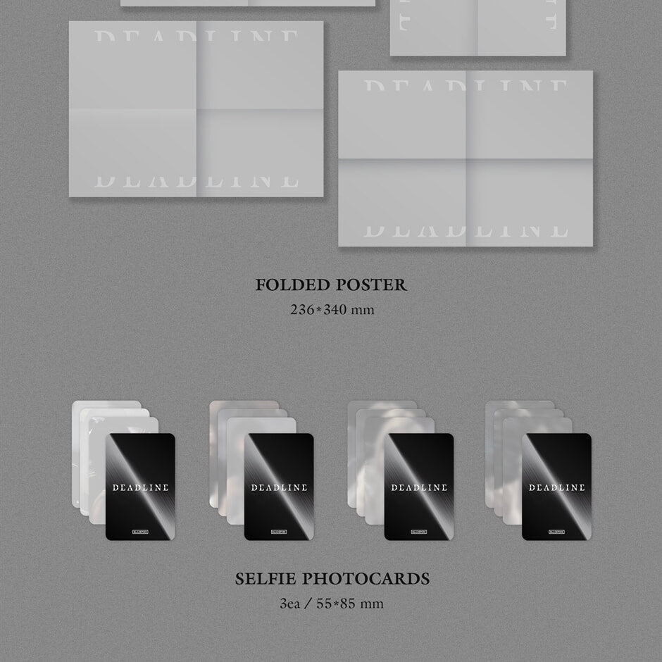 (PRE-ORDER) BLACKPINK - 3RD MINI ALBUM [DEADLINE] SILVER VER. (4 VERSIONS)