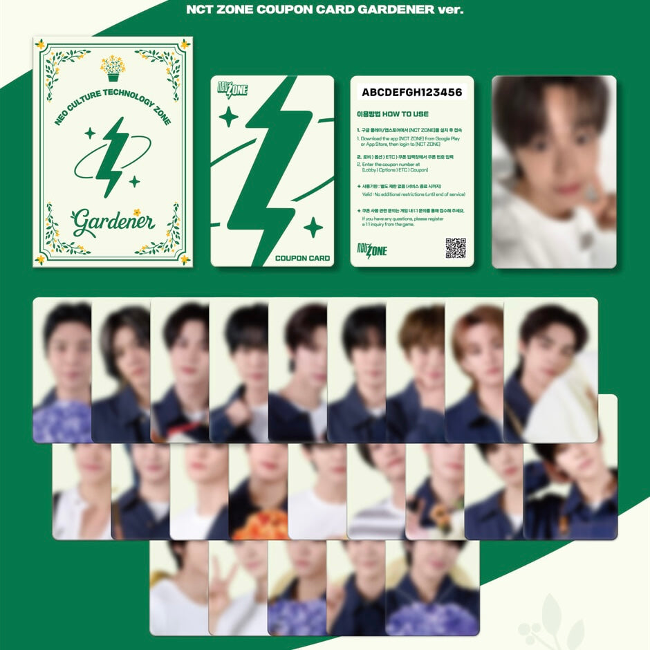 NCT ZONE COUPON CARD [GARDENER VER.] - LightUpK