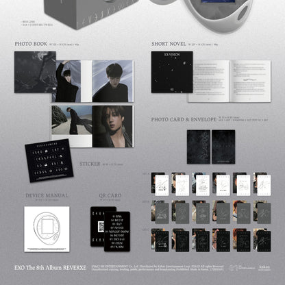 EXO - 8TH FULL ALBUM [REVERXE] (EX-VISION VER.) - LightUpK