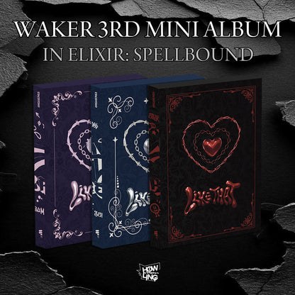 (PRE-ORDER) WAKER - 3RD MINI ALBUM [IN ELIXIR: SPELLBOUND] (3 VERSIONS) RANDOM