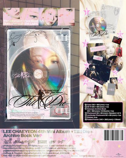 LEE CHAE YEON - 4TH MINI ALBUM [TILL I DIE] [ARCHIVE BOOK VER.]